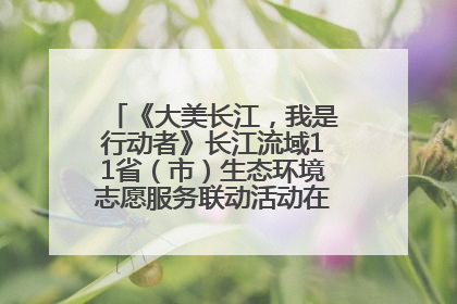 《大美长江，我是行动者》长江流域11省（市）生态环境志愿服务联动活动在江苏南通成功启动