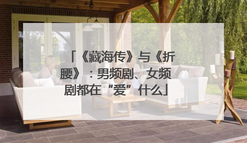 《藏海传》与《折腰》：男频剧、女频剧都在“爱”什么