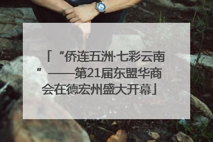 “侨连五洲·七彩云南”——第21届东盟华商会在德宏州盛大开幕