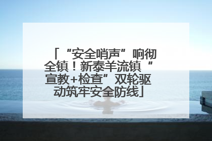 “安全哨声”响彻全镇！新泰羊流镇“宣教+检查”双轮驱动筑牢安全防线