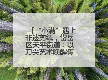 “小满”遇上非遗剪纸，岱岳区天平街道：以刀尖艺术唤醒传统文化基因