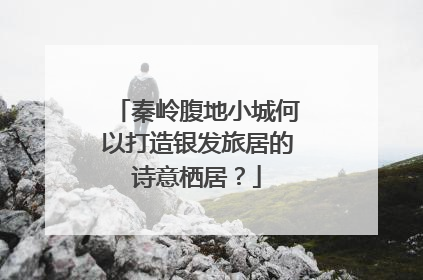 秦岭腹地小城何以打造银发旅居的诗意栖居？