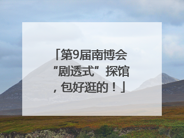 第9届南博会“剧透式”探馆，包好逛的！