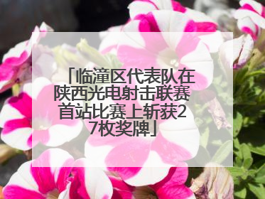 临潼区代表队在陕西光电射击联赛首站比赛上斩获27枚奖牌