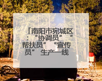 南阳市宛城区：“协调员”“帮扶员”“宣传员” 生产一线助力抢收抢种