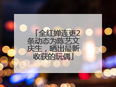 全红婵连更2条动态为陈艺文庆生，晒出最新收获的玩偶