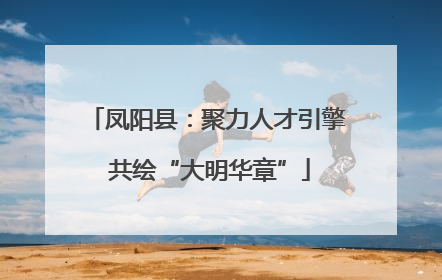 凤阳县：聚力人才引擎 共绘“大明华章”