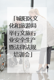 城阳区文化和旅游局举行文旅行业安全生产暨法律法规培训会
