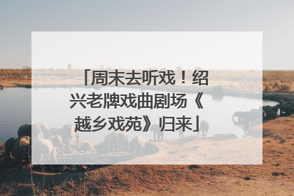 周末去听戏！绍兴老牌戏曲剧场《越乡戏苑》归来