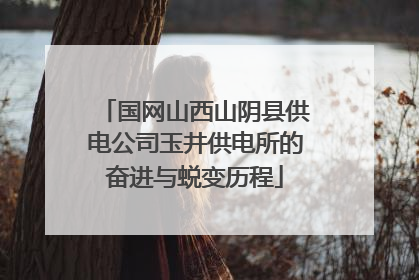 国网山西山阴县供电公司玉井供电所的奋进与蜕变历程