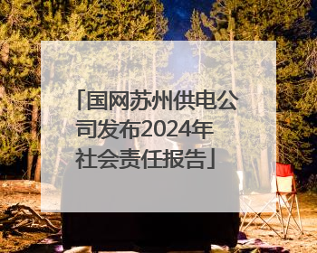 国网苏州供电公司发布2024年社会责任报告