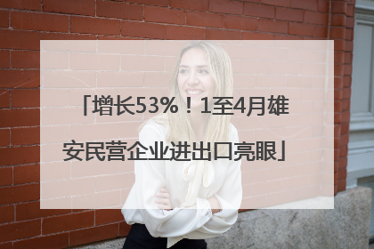 增长53%！1至4月雄安民营企业进出口亮眼