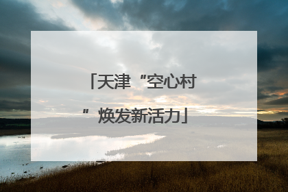 天津“空心村”焕发新活力