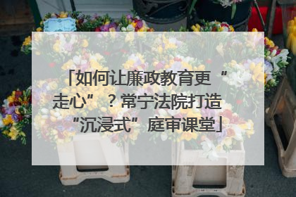 如何让廉政教育更“走心”？常宁法院打造“沉浸式”庭审课堂
