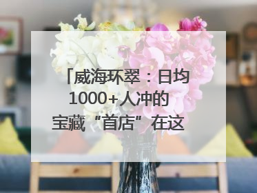 威海环翠：日均1000+人冲的宝藏“首店”在这条网红街区！