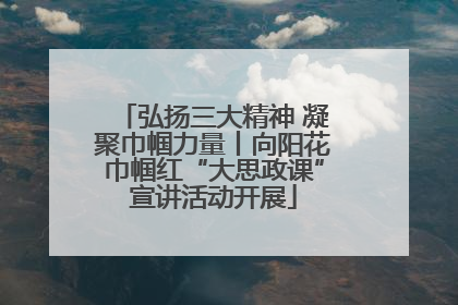 弘扬三大精神 凝聚巾帼力量丨向阳花巾帼红“大思政课”宣讲活动开展