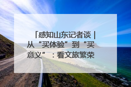感知山东记者谈｜从“买体验”到“买意义”：看文旅繁荣背后的幸福新定义