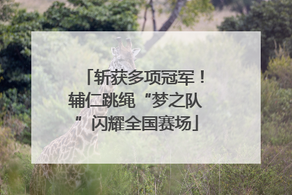 斩获多项冠军！辅仁跳绳“梦之队”闪耀全国赛场