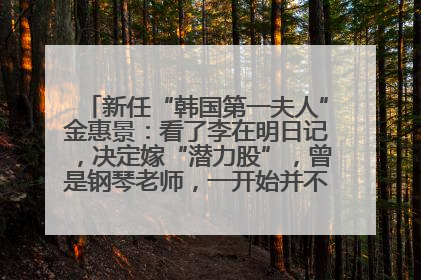 新任“韩国第一夫人”金惠景：看了李在明日记，决定嫁“潜力股”，曾是钢琴老师，一开始并不支持丈夫从政