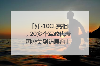 歼-10CE亮相，20多个军政代表团密集到访展台