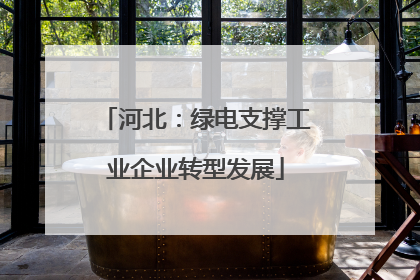 河北：绿电支撑工业企业转型发展