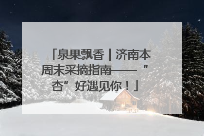 泉果飘香｜济南本周末采摘指南——“杏”好遇见你！