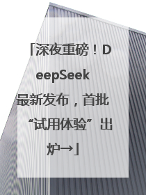 深夜重磅！DeepSeek最新发布，首批“试用体验”出炉→