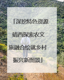 深挖特色资源 靖西探索农文旅融合绘就乡村振兴新图景