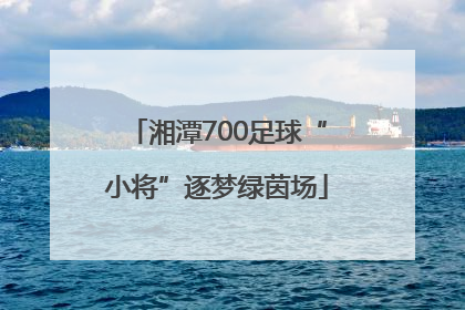 湘潭700足球“小将”逐梦绿茵场