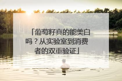 葡萄籽真的能美白吗？从实验室到消费者的双重验证