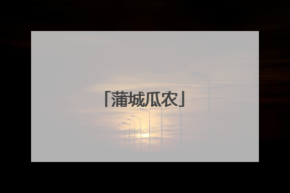 蒲城瓜农