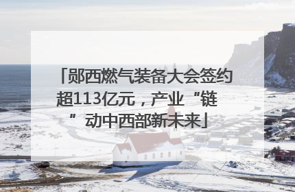 郧西燃气装备大会签约超113亿元，产业“链”动中西部新未来