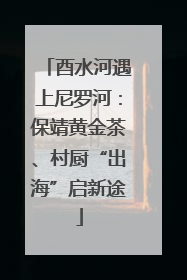 酉水河遇上尼罗河：保靖黄金茶、村厨“出海”启新途