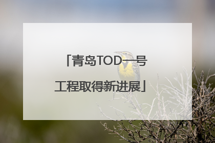 青岛TOD一号工程取得新进展
