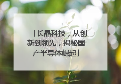长晶科技，从创新到领先，揭秘国产半导体崛起