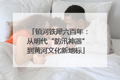 镇河铁犀六百年：从明代“防汛神器”到黄河文化新地标