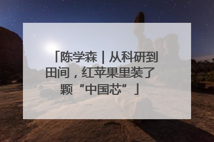 陈学森｜从科研到田间，红苹果里装了颗“中国芯”