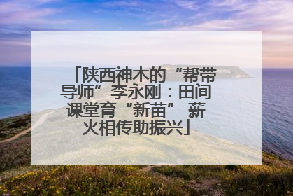 陕西神木的“帮带导师”李永刚：田间课堂育“新苗” 薪火相传助振兴