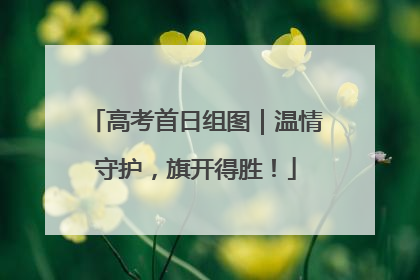 高考首日组图｜温情守护，旗开得胜！