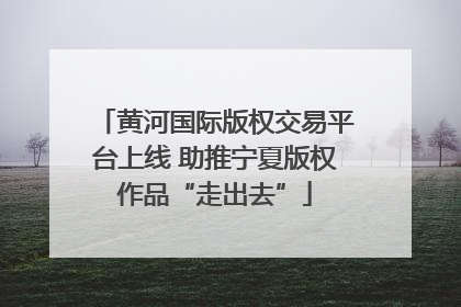 黄河国际版权交易平台上线 助推宁夏版权作品“走出去”