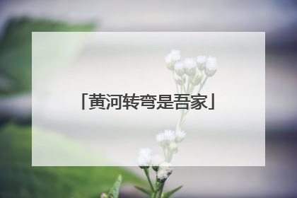 黄河转弯是吾家