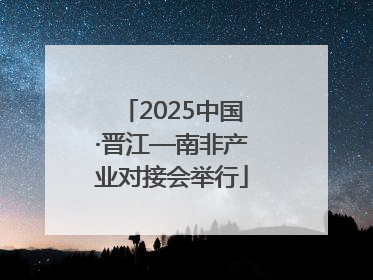 2025中国·晋江—南非产业对接会举行