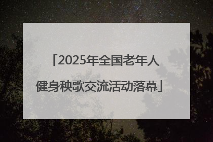 2025年全国老年人健身秧歌交流活动落幕